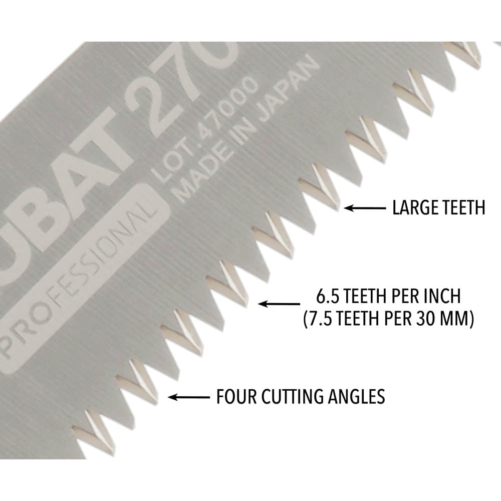 ZUBAT 270mm, Large Teeth