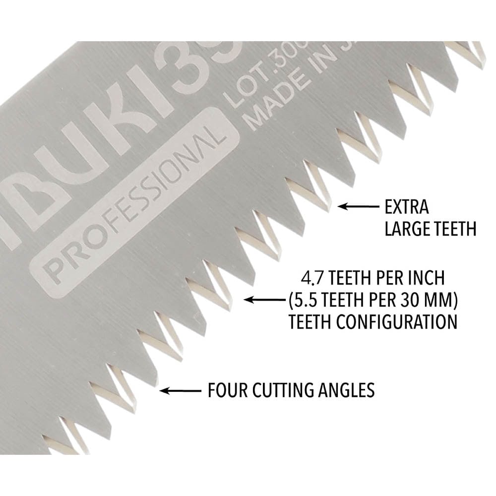 IBUKI Replacement Blade, 390mm, Extra Large Teeth
