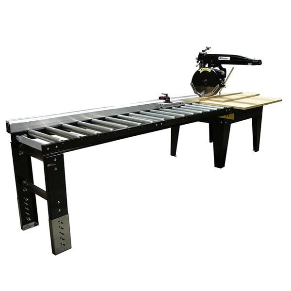 8' x 22" Extension Table with 15 Rollers