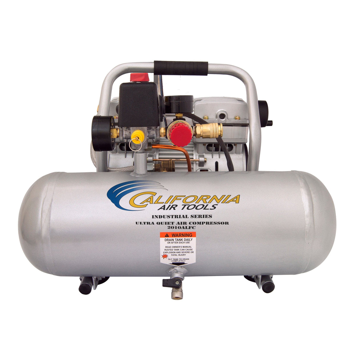 1HP 2 Gallon Aluminum Tank Air Compressor - Oil-Free
