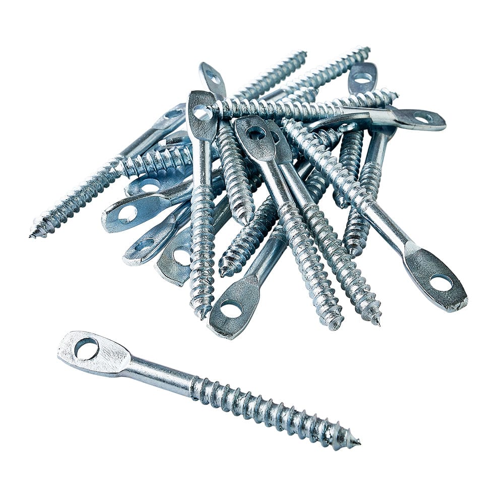 Eye Lag Screw - 1/4" x 3"- Zinc Plated