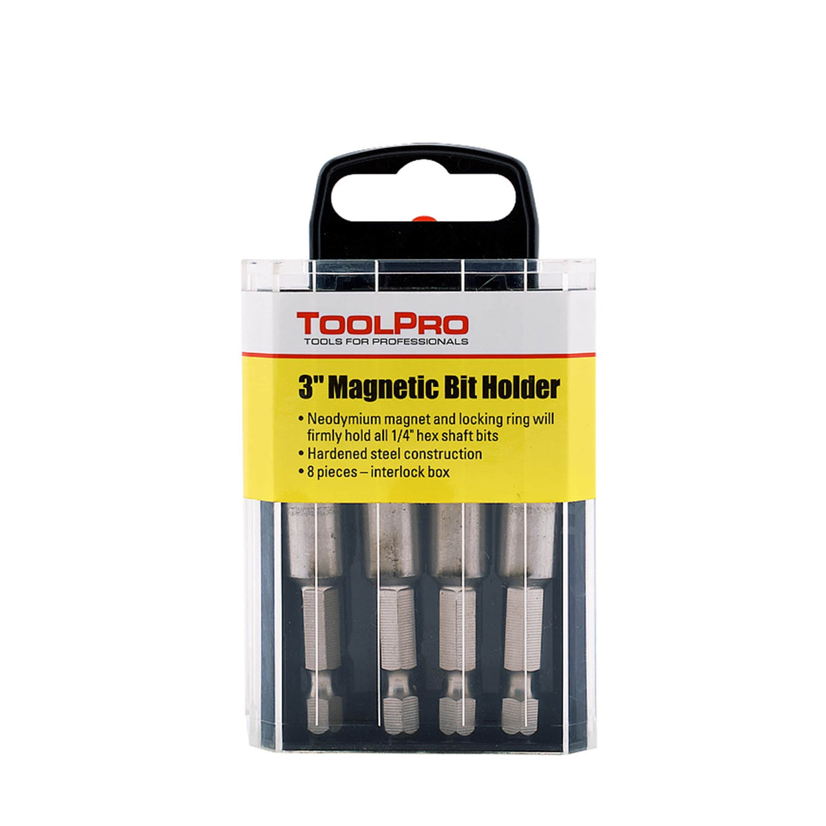3" Magnetic Bit Holder, 8-Pack