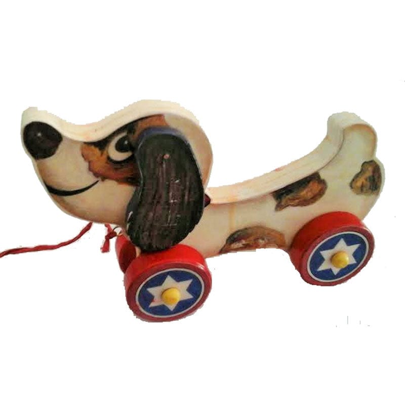 Beagle Dog Pull Toy Woodworking Pattern and Picture