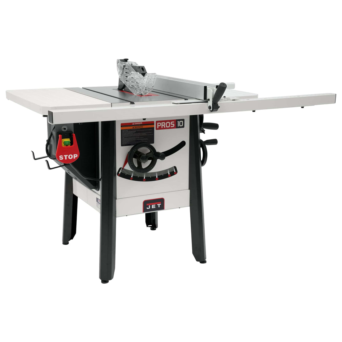 ProShop II 10" Table Saw with Stamped Steel Wings and 30" Rip Capacity - 1-3/4 HP 1 Ph 115V - JPS-10