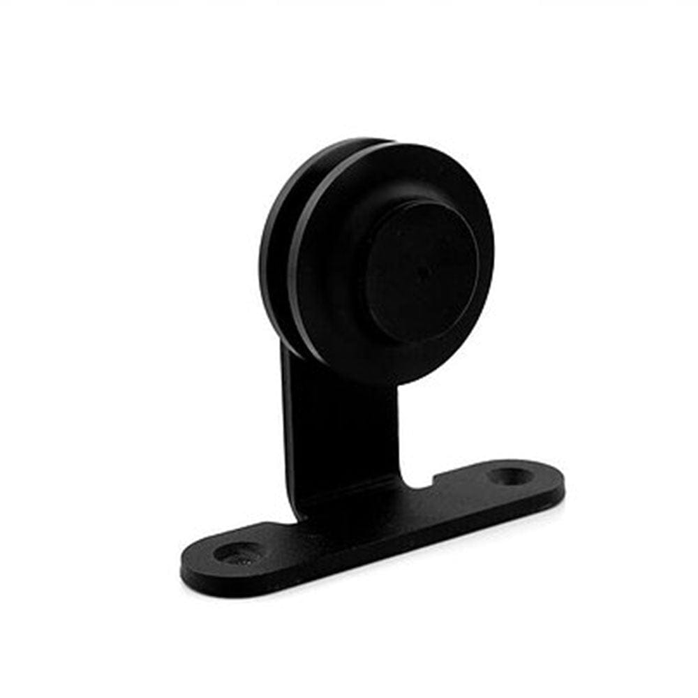 Barn Door Hardware Black Top Mount 6'6" Rail