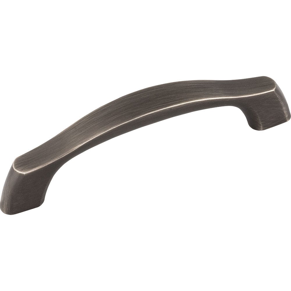 Cabinet pull 96 mm C/C, 13/16" O.L., Brushed Pewter