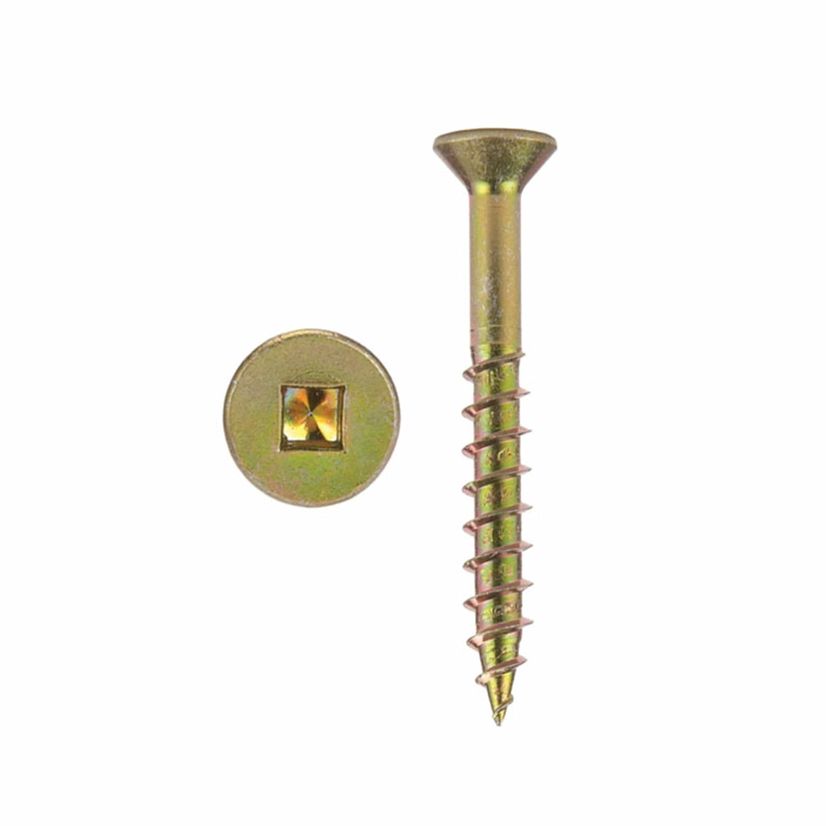 Woodworking Screws - XT Square Drive - Flat Head - 100 Piece