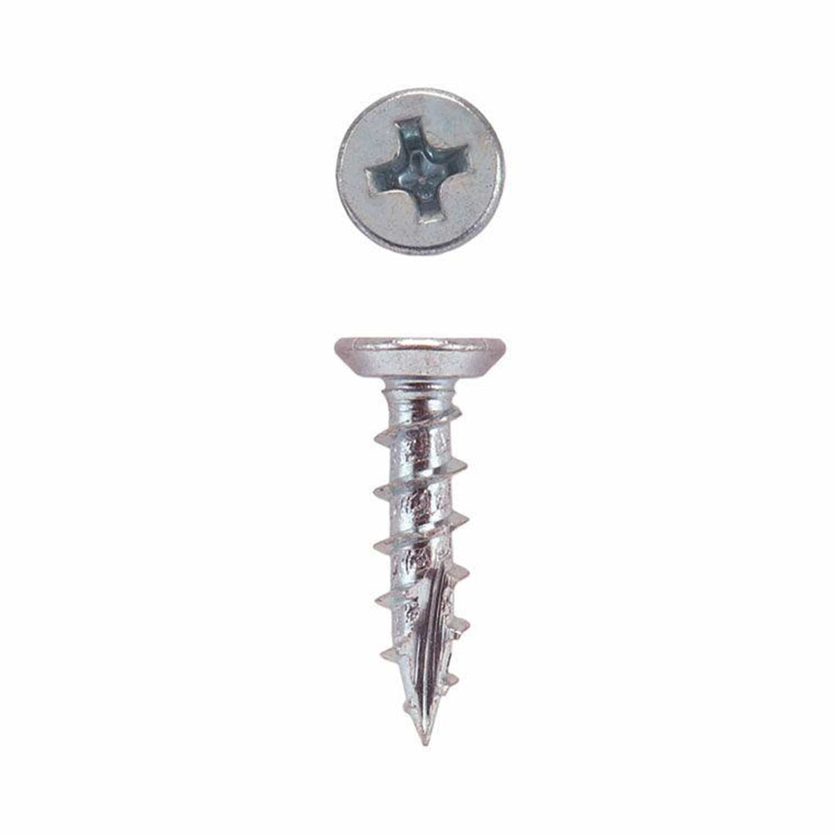 European Slide Screws - Undercut Flat Head - Phillips Drive - Zinc - 100 Piece
