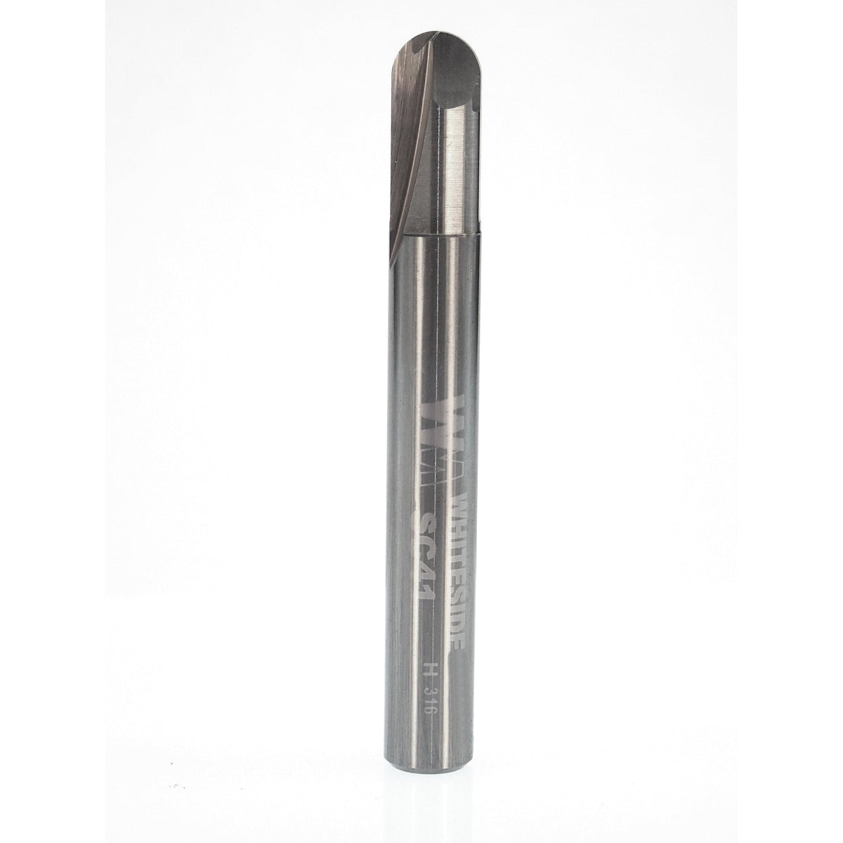 SC41 Round Bottom Veining Router Bit 1/8" R X 1/4" D X 1/2" CL 2" OL