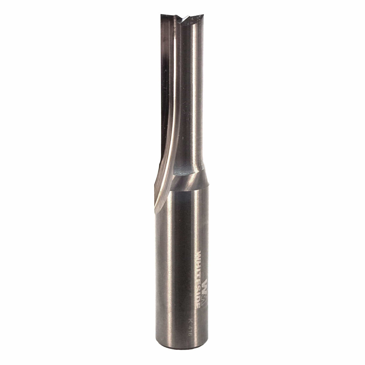 Solid Carbide Double Flute Straight Cut Router Bit - 1/2" SH