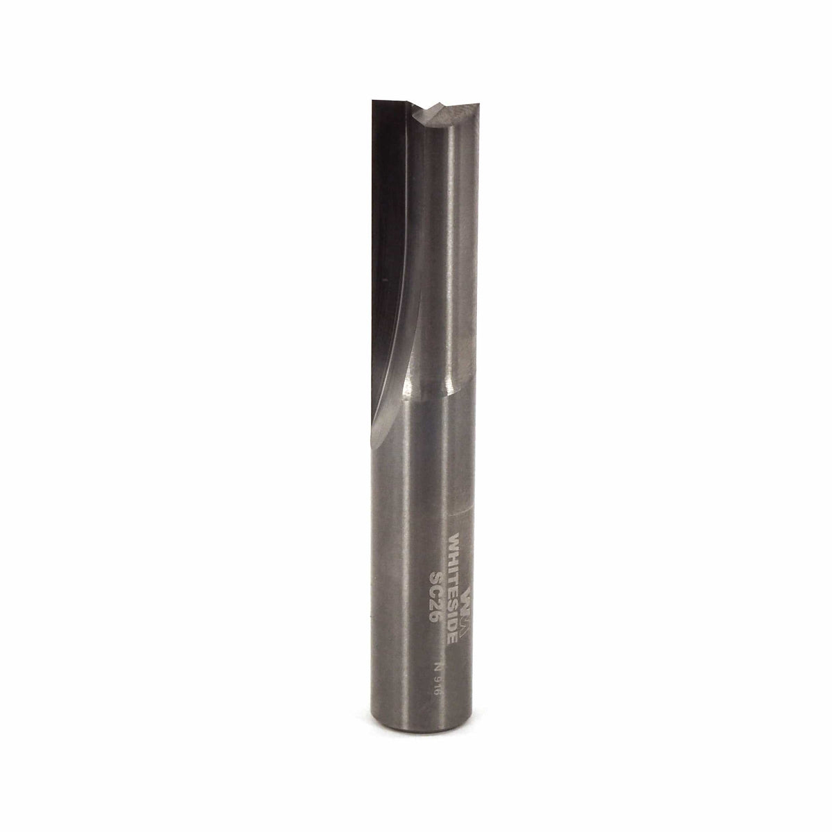 Solid Carbide Double Flute Straight Cut Router Bit - 1/2" SH