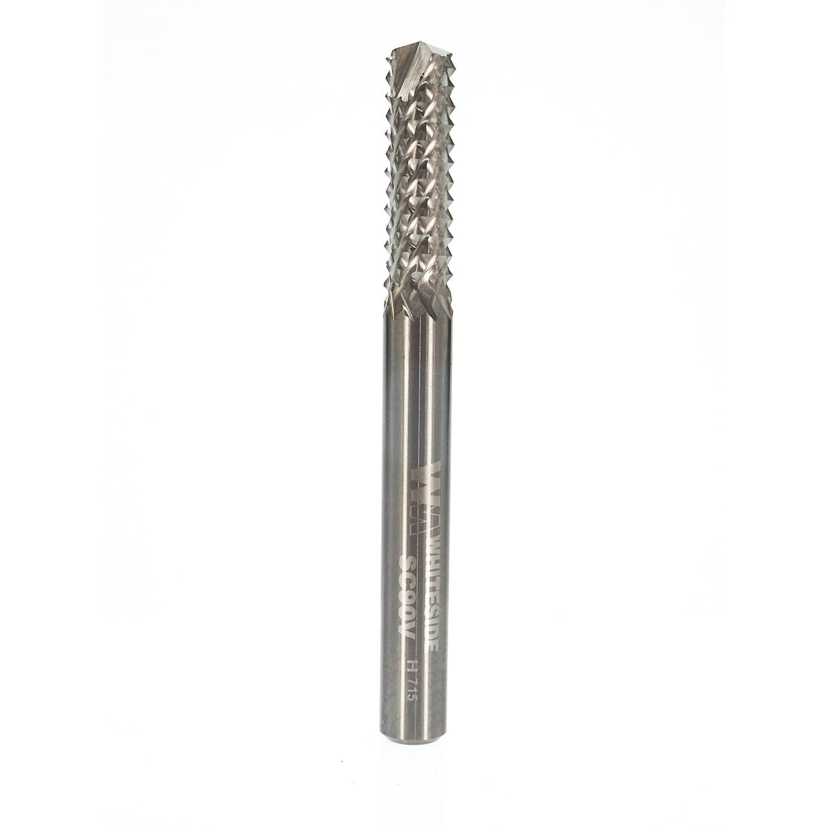Solid Carbide Router Bit for Cutting Fiberglass - 1/4" SH 1/2" D 3/4" CL 2-1/2" OL