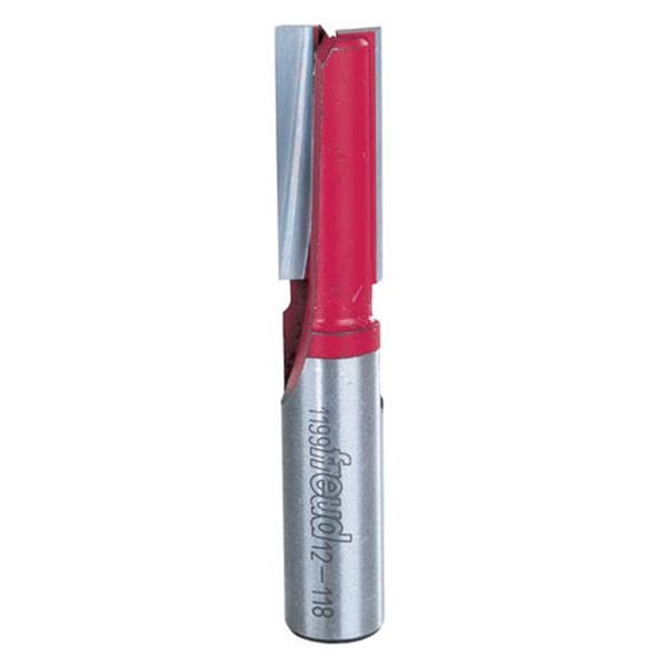 Double Flute Straight Router Bit - 1/2" SH