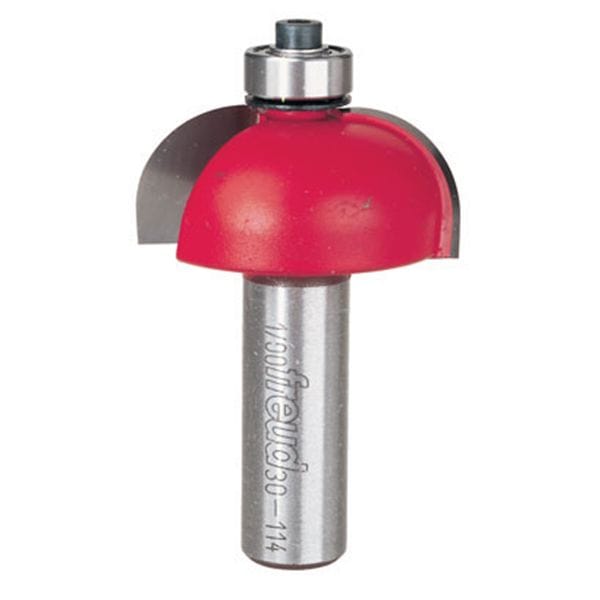 30-114 Cove Router Bit 1/2" SH 1-1/2" D 5/8" CL 1/2" R