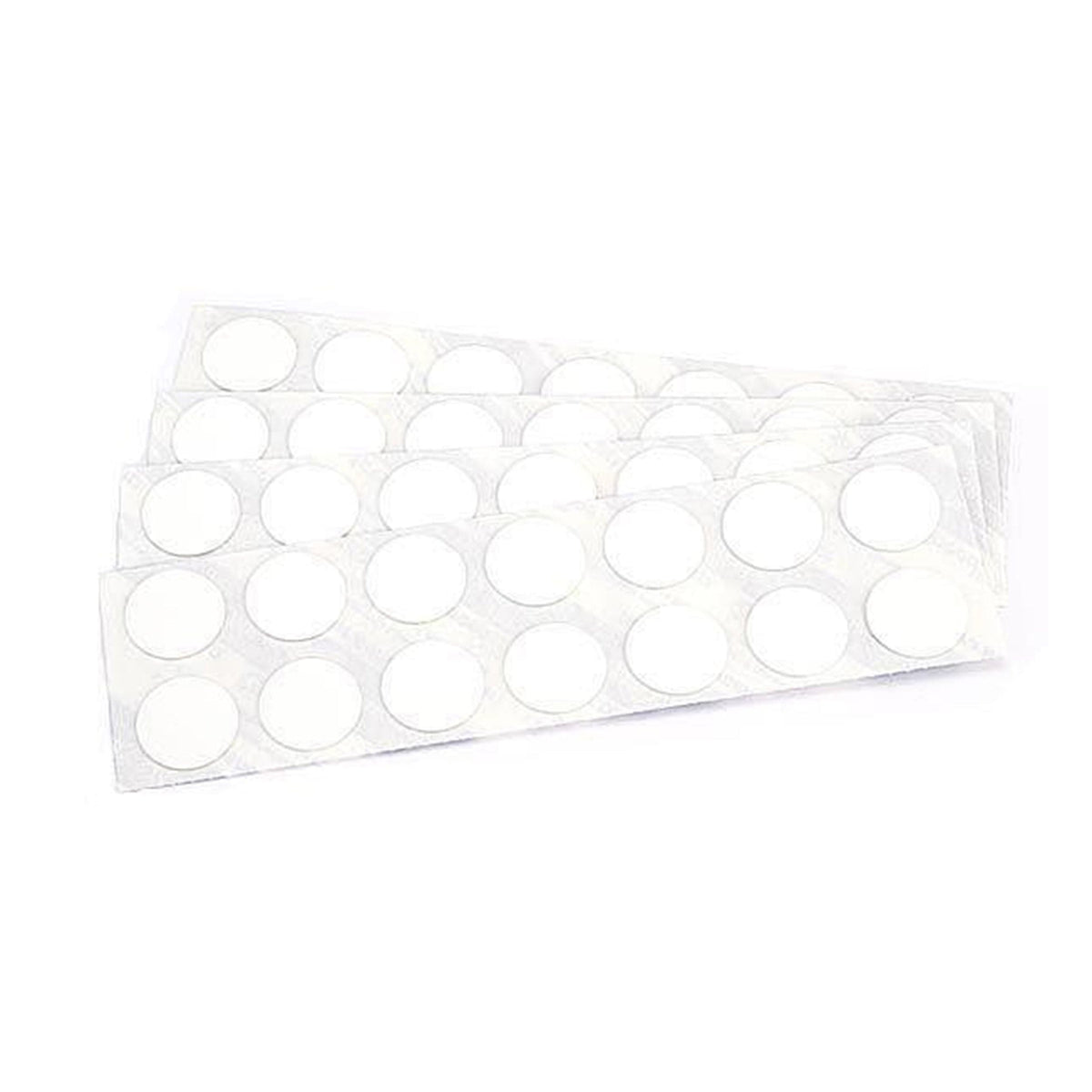 Peel & Stick PVC Screw Caps - 9/16" Diameter - White - 260 Piece