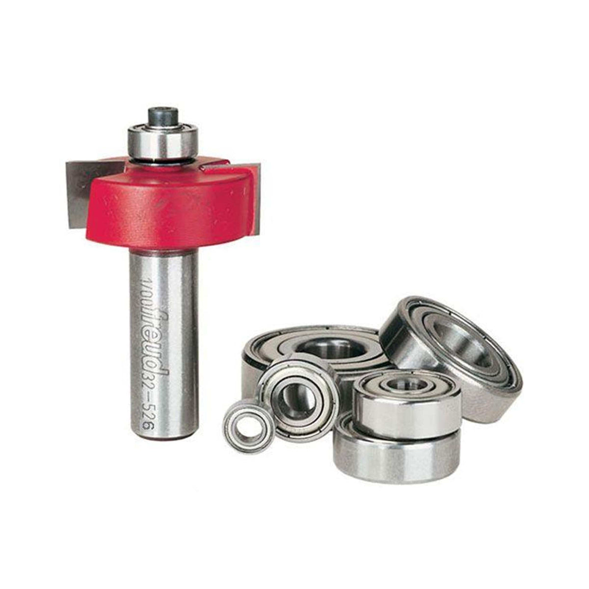 32-526 7 Piece Rabbeting Router Bit Set With Bearings 1/2" Shank