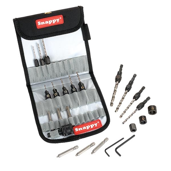 Countersink Drill and Driver Bit Set - 25 Piece