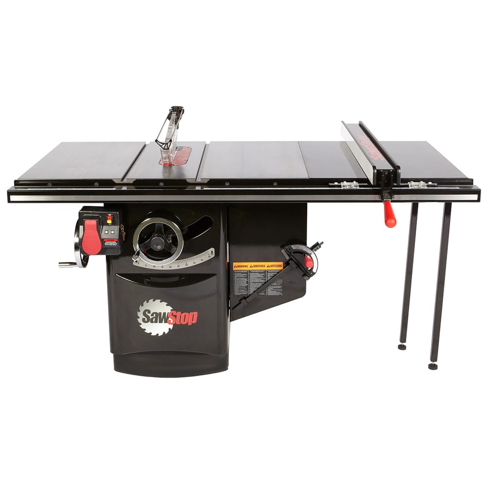 Industrial Cabinet Saw with 36" Industrial T-Glide Advance Fence System - 5 HP - 3PH - 480V