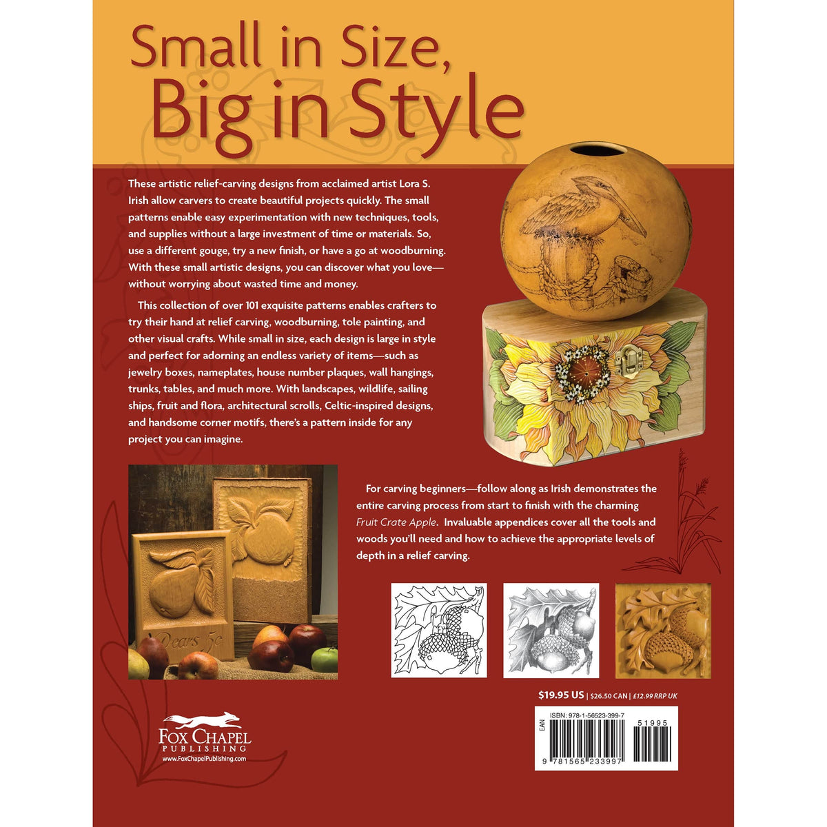101 Artistic Relief Patterns for Woodcarvers, Woodburners and Crafters