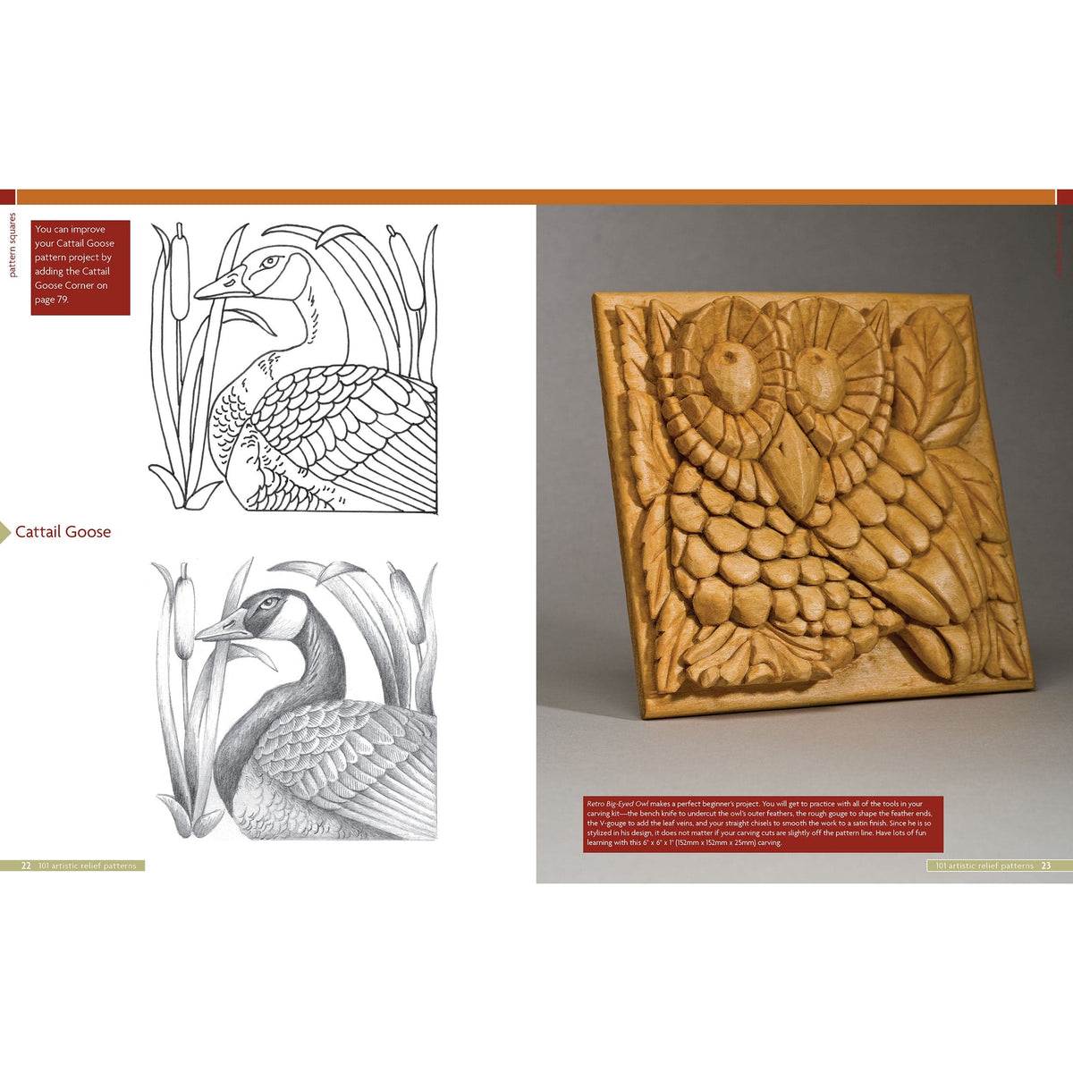 101 Artistic Relief Patterns for Woodcarvers, Woodburners and Crafters