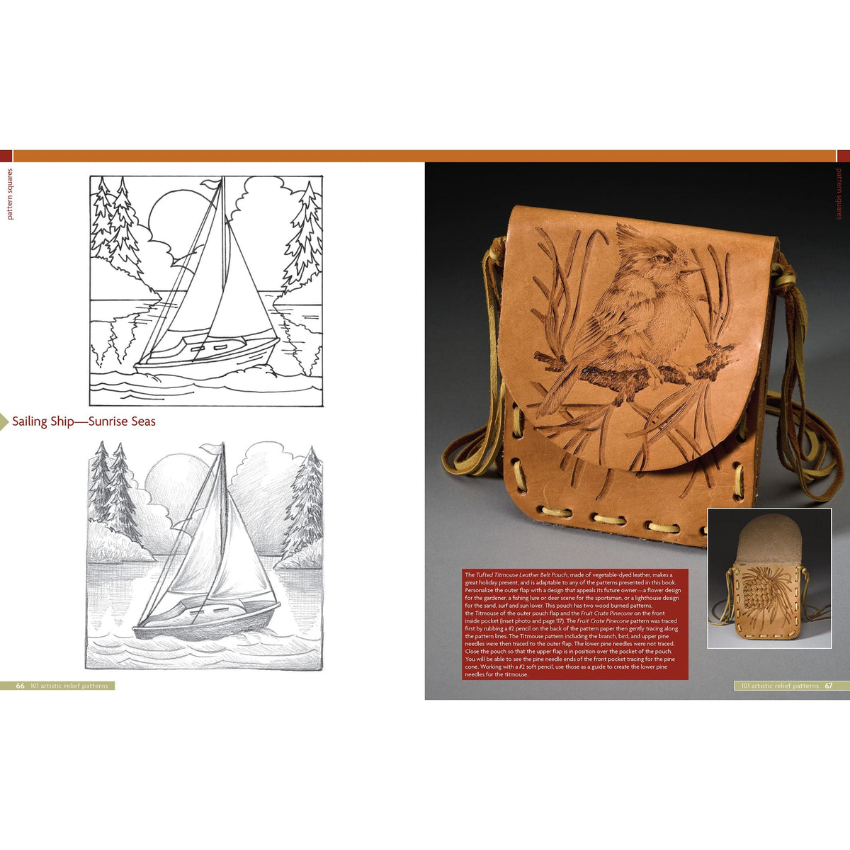 101 Artistic Relief Patterns for Woodcarvers, Woodburners and Crafters