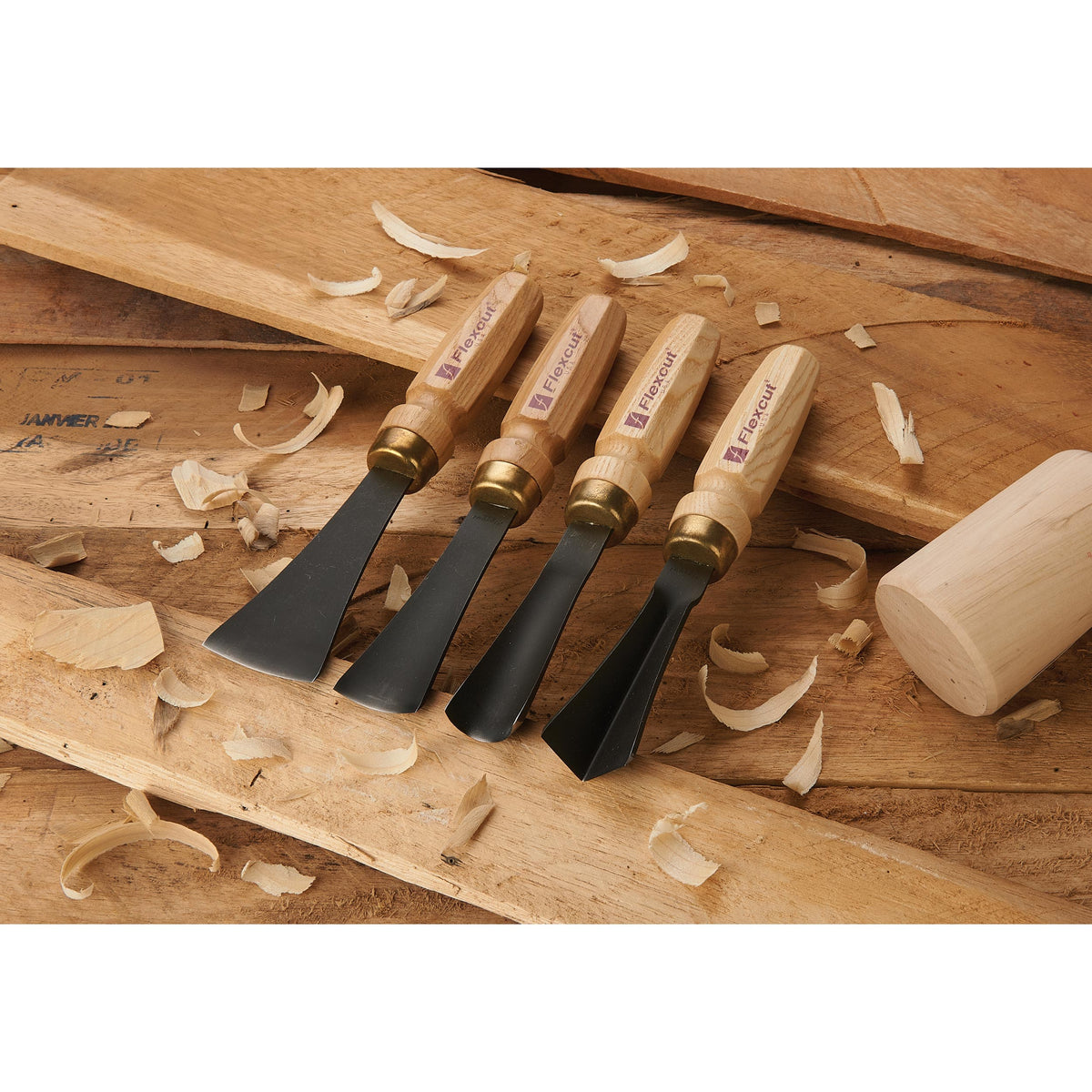 Mallet Sculptor's Set - 4 Piece