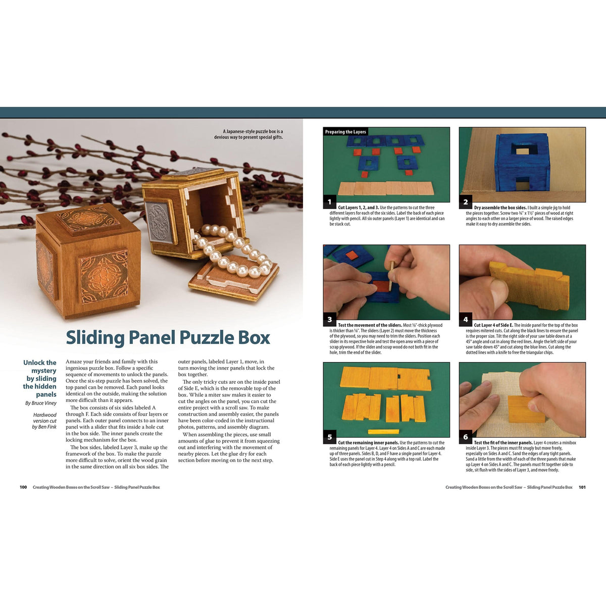 Creating Wooden Boxes on the Scroll Saw