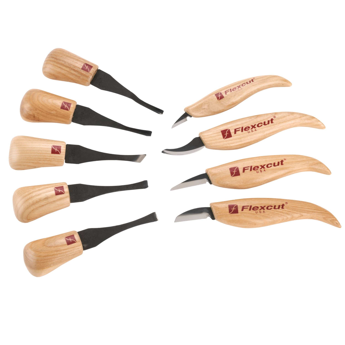 Deluxe Palm and Knife Set - 9 Piece