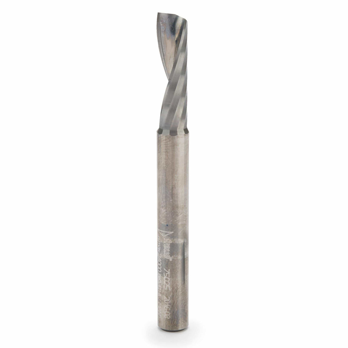 O-Flute Upcut Spiral Router Bit - Solid Carbide - 1/4" SH
