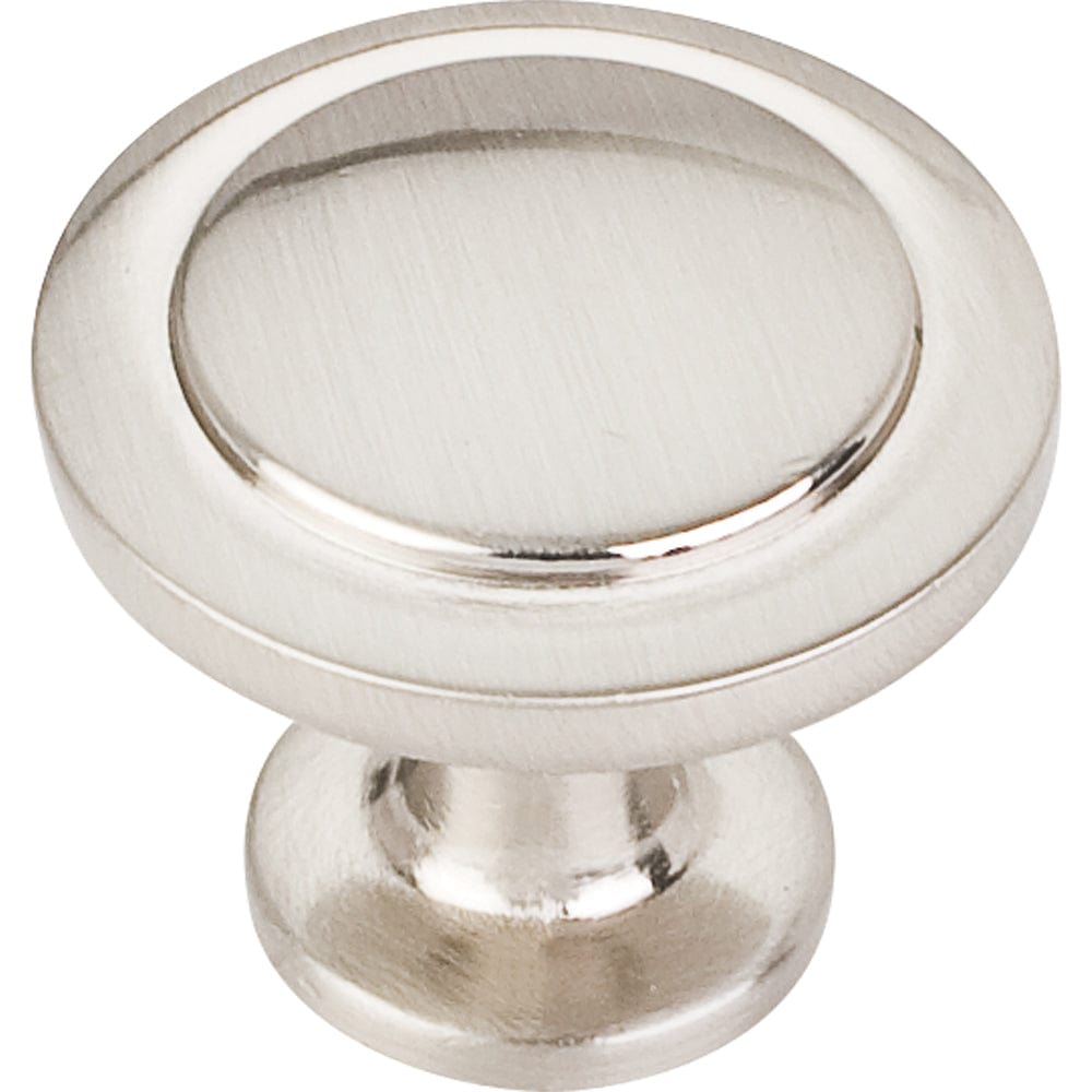 Gatsby Knob, 1-1/4" Dia., Satin Nickel