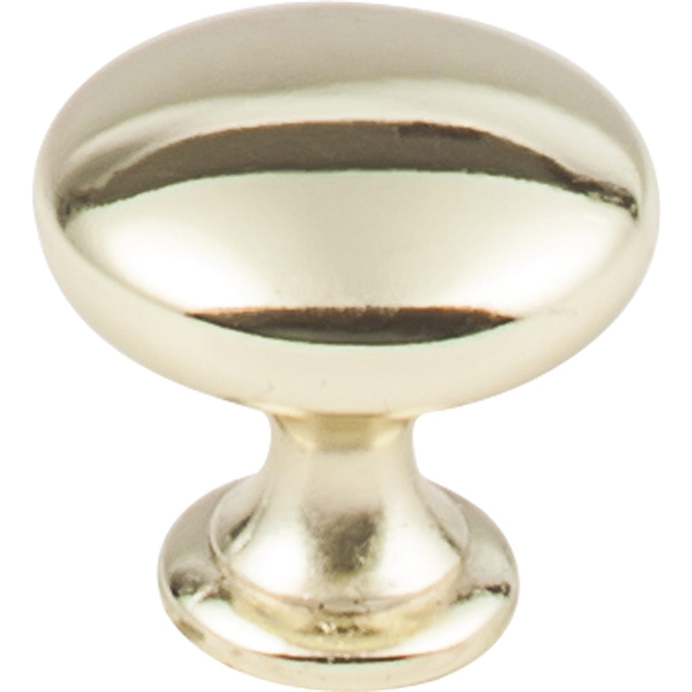 Madison Knob, 1-3/16" Dia., Polished Brass