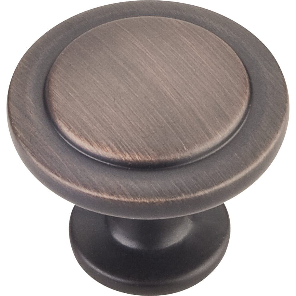 Gatsby Knob, 1-1/4" Dia., Brushed Oil Rubbed Bronze