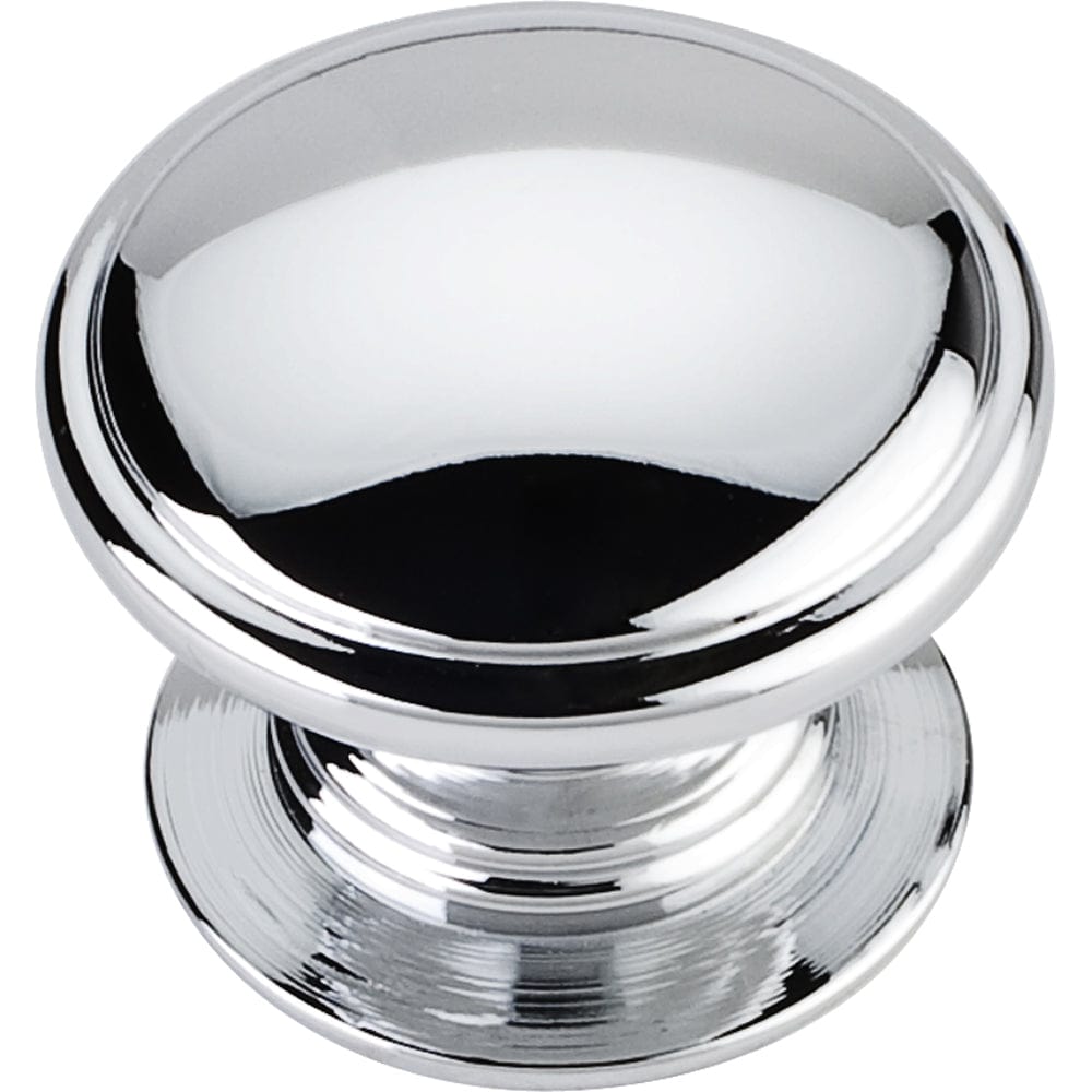 Durham Knob, 1-1/4" Dia., Polished Chrome