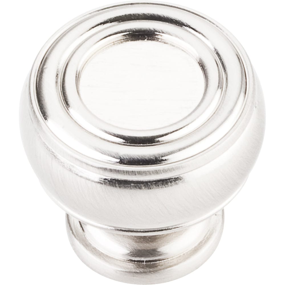 Bremen 2 Barrel Knob, 1-3/16" Dia., Satin Nickel