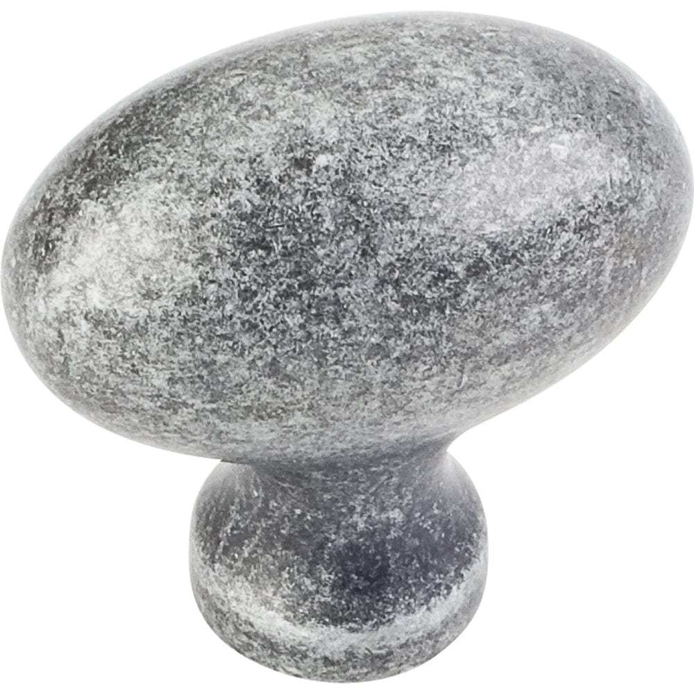 Lyon Knob, 1-9/16" O.L., Distressed Antique Silver