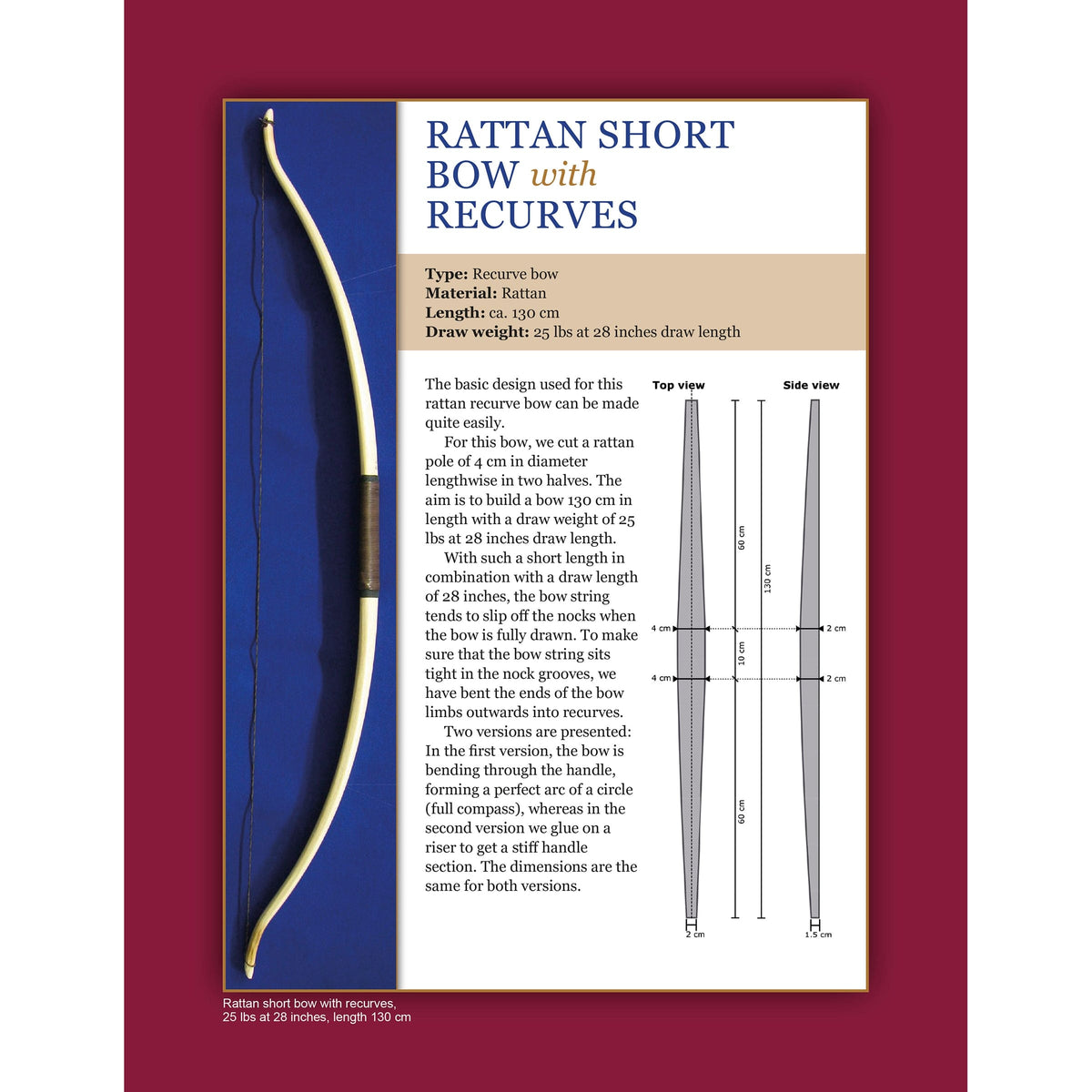 Making a Rattan Bow