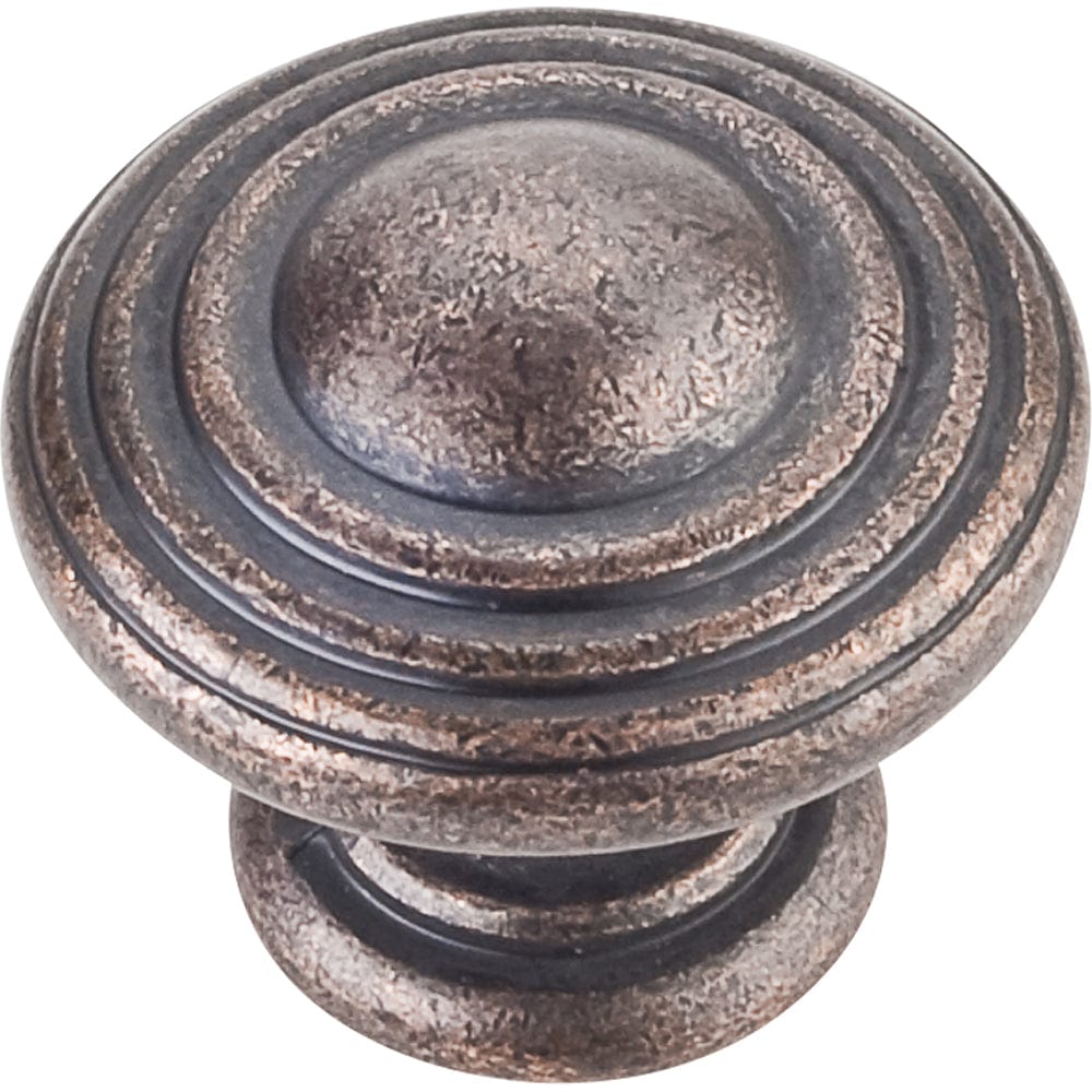 Bremen 2 Stacked Knob, 1-1/4" Dia., Distressed Oil Rubbed Bronze