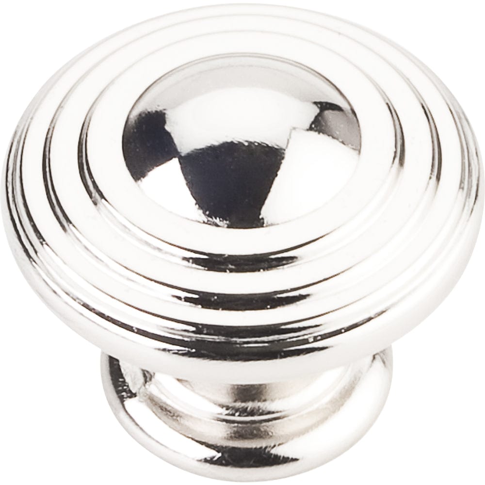 Bremen 2 Stacked Knob, 1-1/4" Dia., Polished Nickel