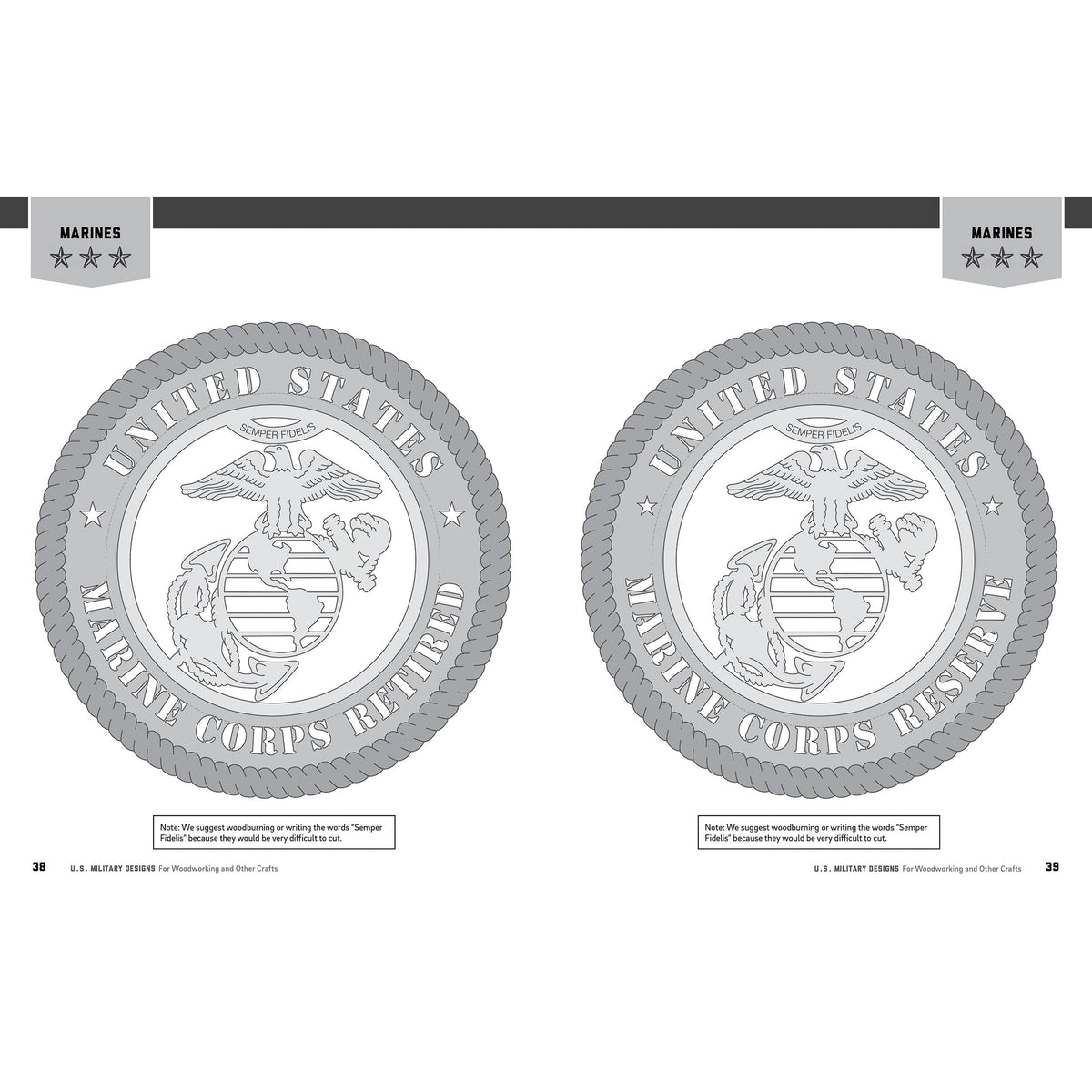 U.S. Military Designs for Woodworking and Other Crafts
