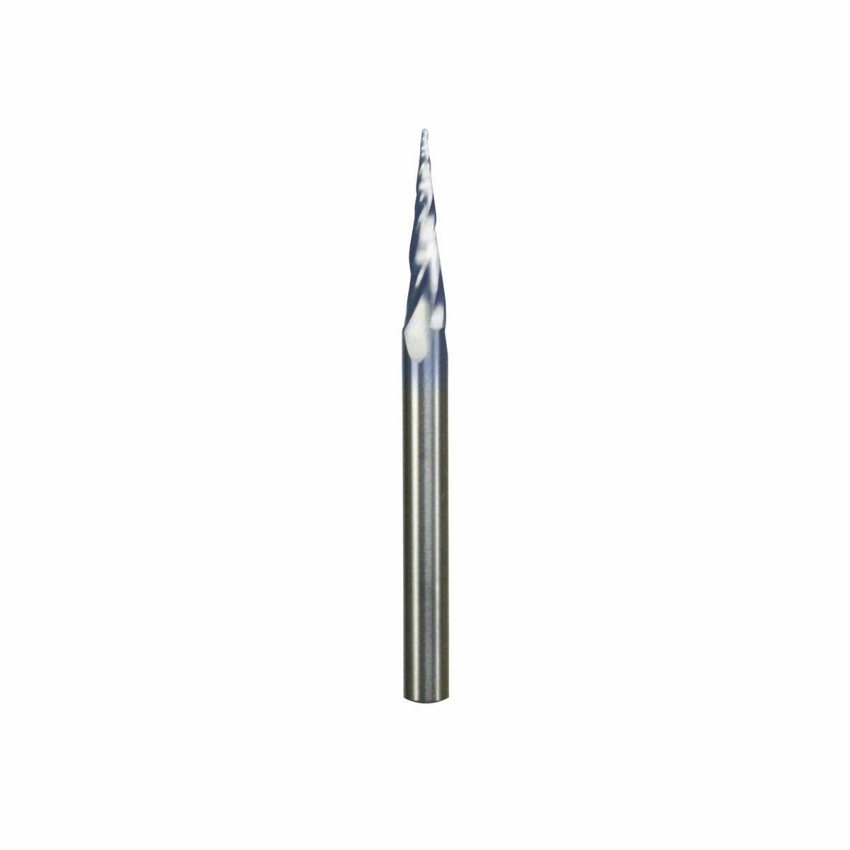 Tapered Ball Tip CNC Carving Router Bit - 1/4" SH 3" OL