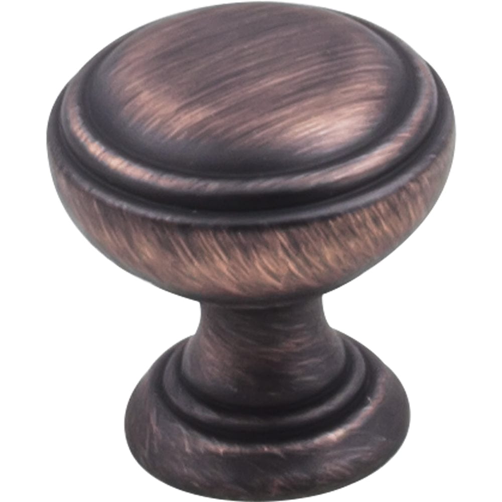 Tiffany Knob, 1-1/4" Dia., Brushed Oil Rubbed Bronze