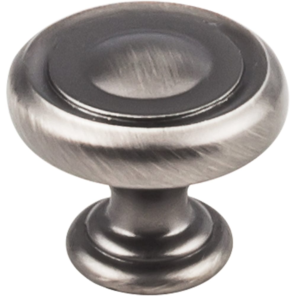 Bremen 1 Knob, 1-1/4" Dia., Brushed Pewter