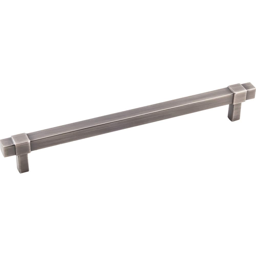 Zane Pull, 192 mm C/C, Brushed Pewter