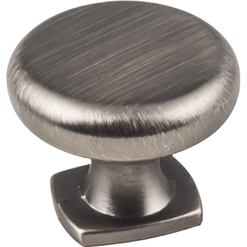 Belcastel 1 Knob, 1-3/8" Dia., Brushed Pewter