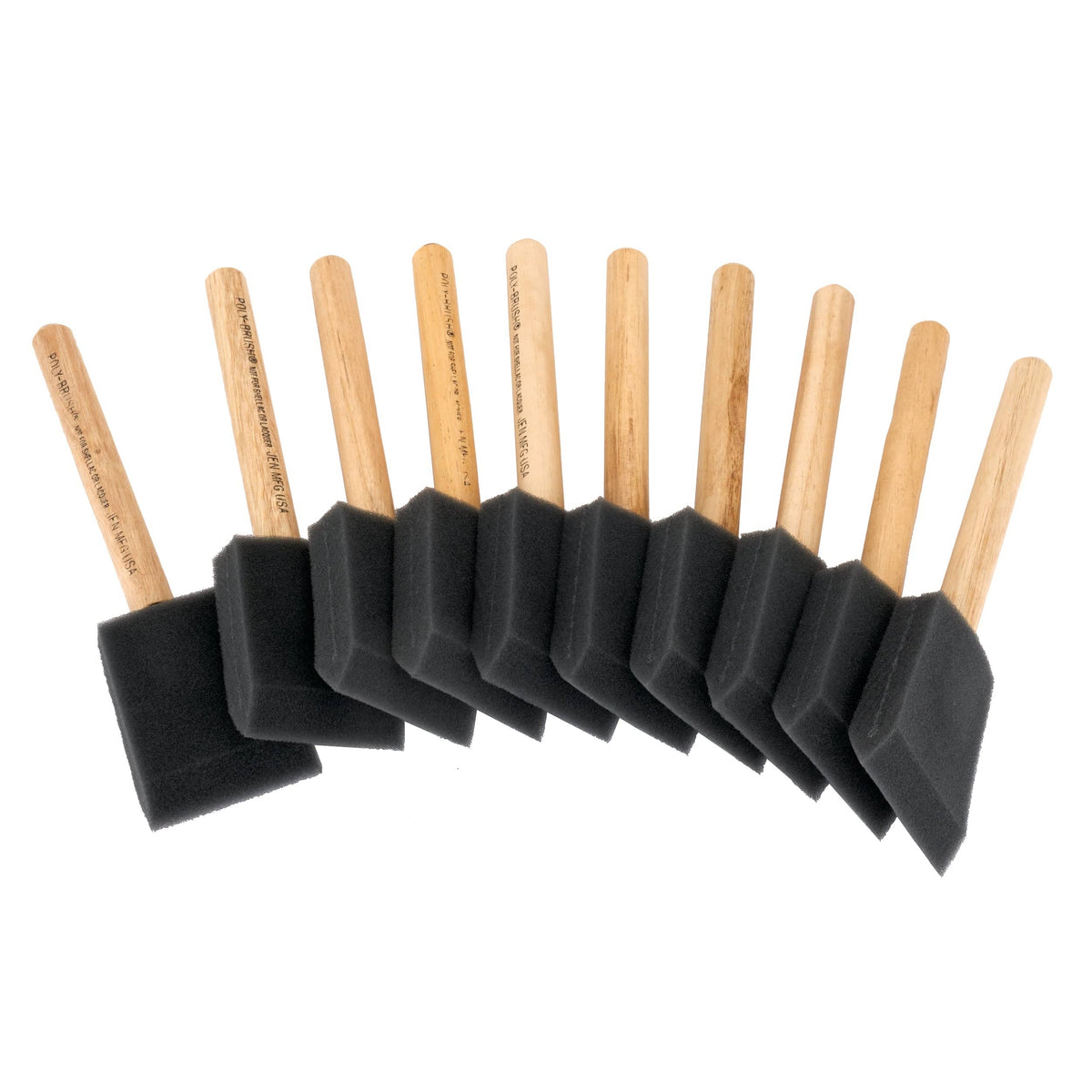 Foam Brush - 10 Piece