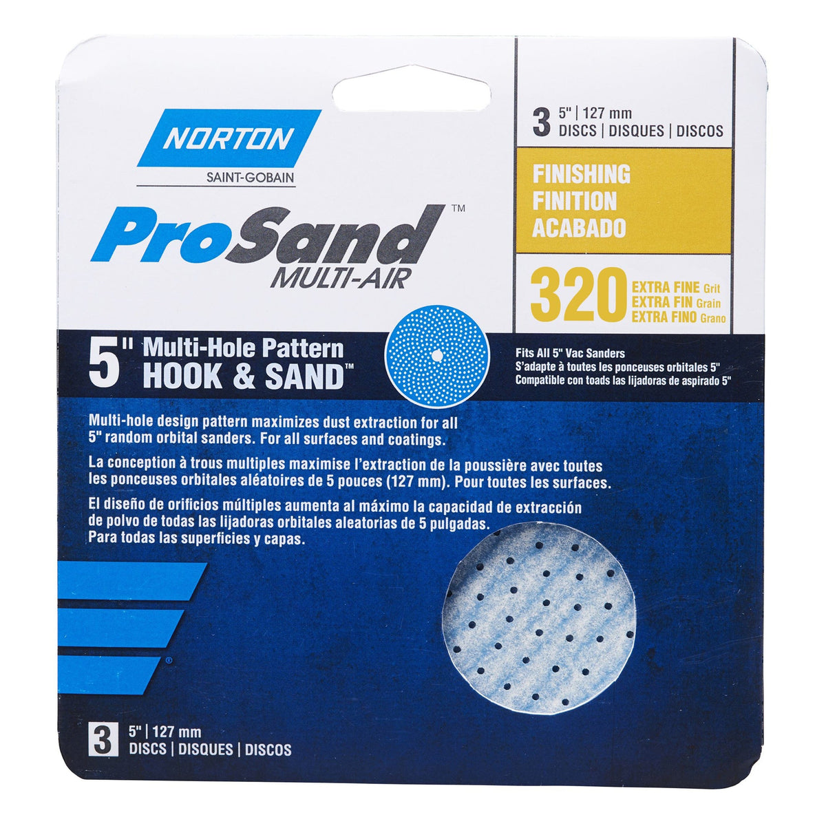ProSand Multi Air Hook and Loop Sanding Disc