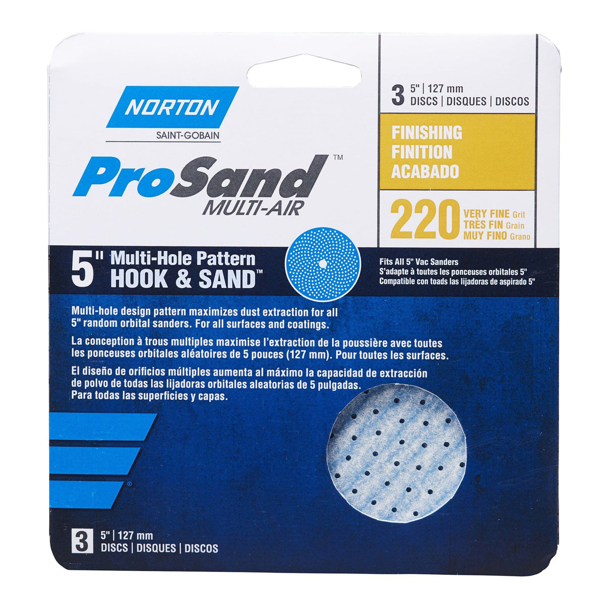 ProSand Multi Air Hook and Loop Sanding Disc