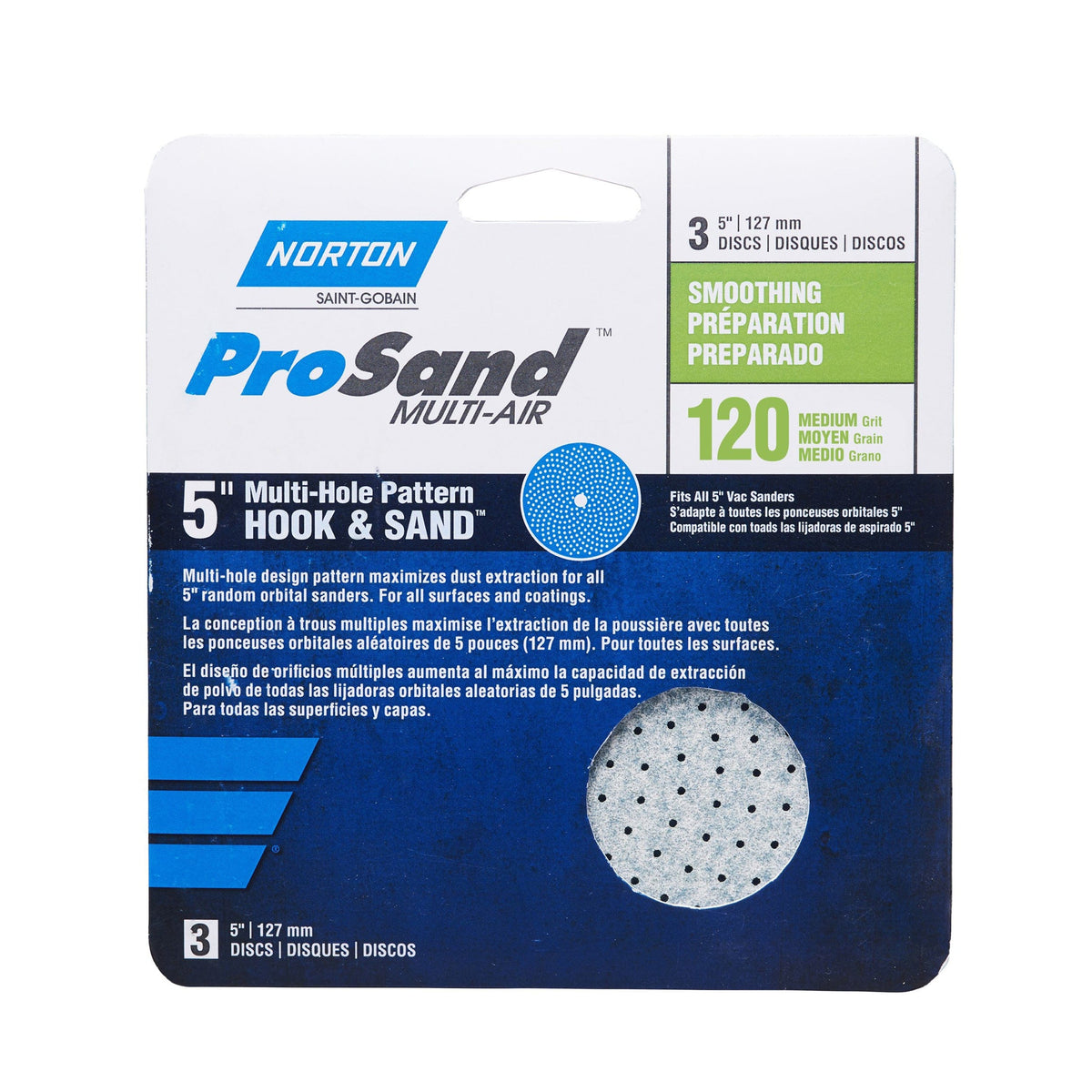 ProSand Multi Air Hook and Loop Sanding Disc