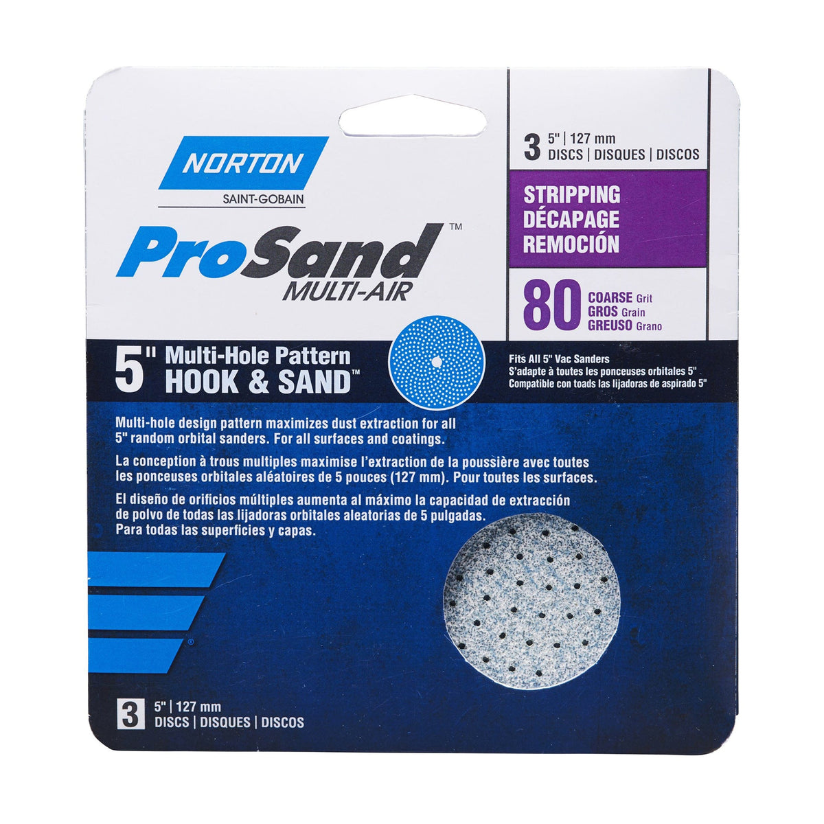 ProSand Multi Air Hook and Loop Sanding Disc