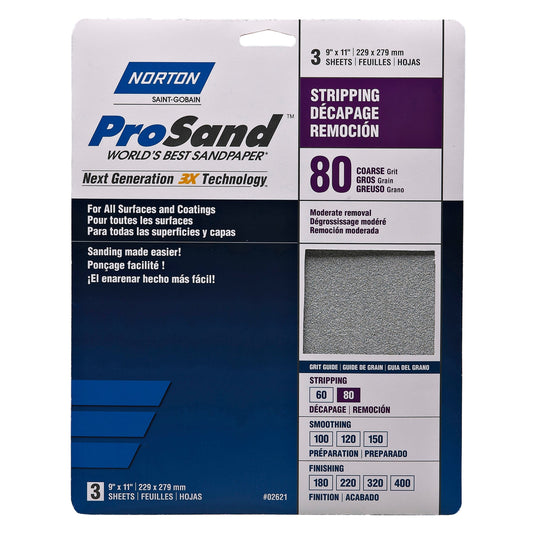 ProSand 3X Sanding Sheets - 9" x 11"